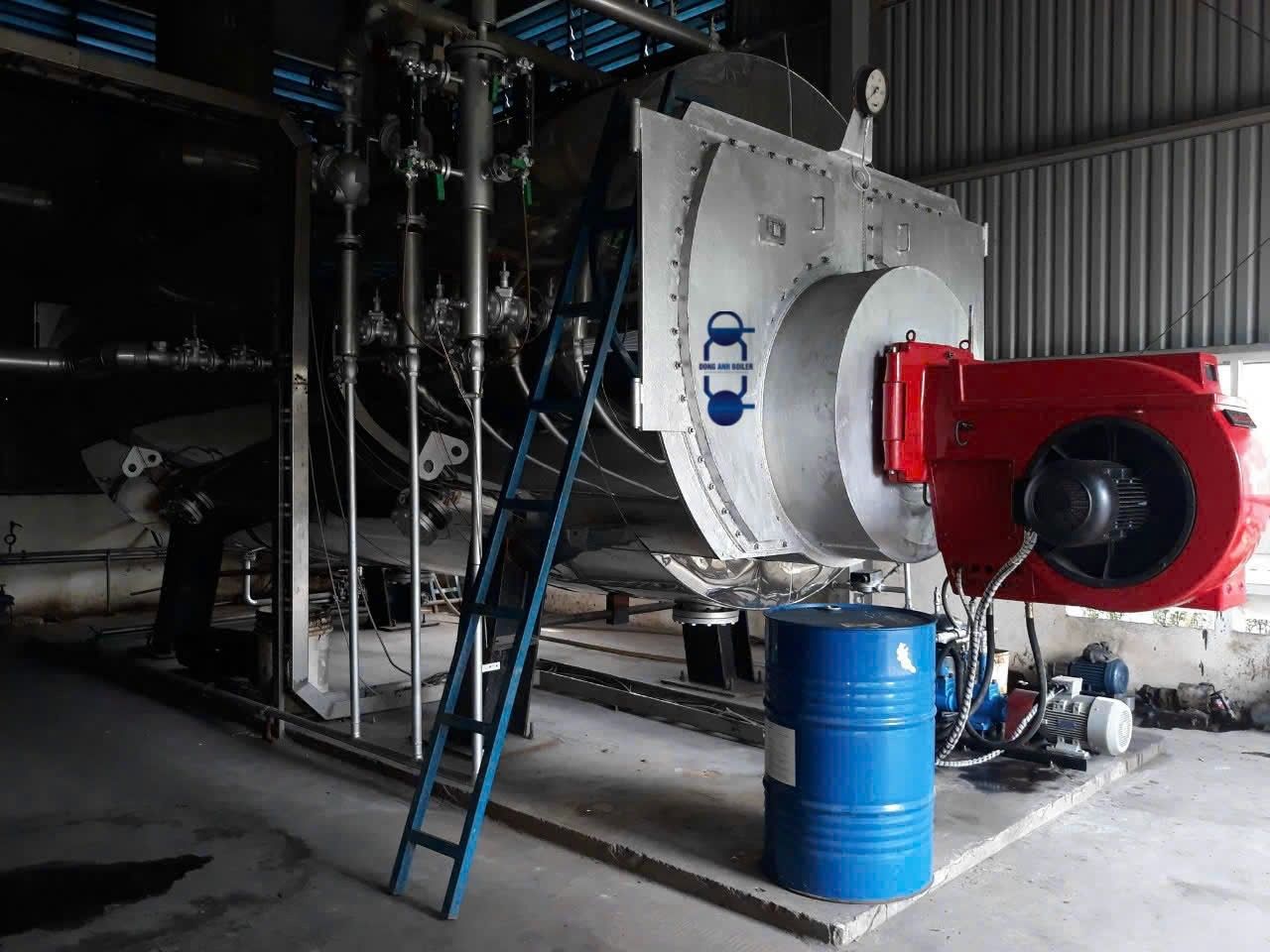 Nâng Cấp Cải Tạo Nồi Hơi Đốt Dầu Do, Fo Và Thay Thế Lắp Mới Đầu Đốt Nồi Hơi Tại  KCN Yên Động Tỉnh Hưng Yên